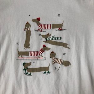 NWT J crew women’s size small shirt dachshund